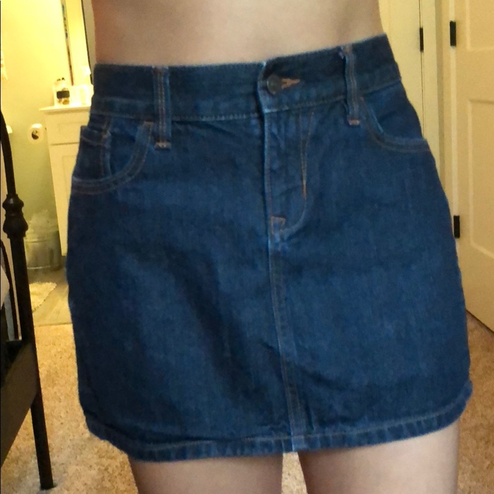 jean skirt